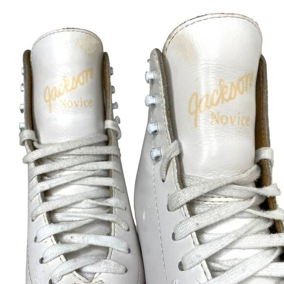 Jackson Novice Ice Skates Figure Skates John Wilson Sheffield GJL 8 1/4 9" - Picture 9 of 16